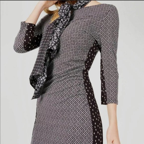 Weekend MaxMara Kriss Printed Midi Bodycon Dress - Picture 3 of 8